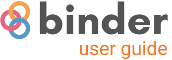 Binder 0.1b documentation - Home